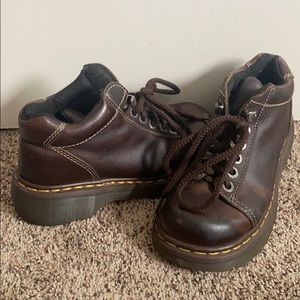 COPY - Vintage Dr. Marten steel toe boots brown size 5